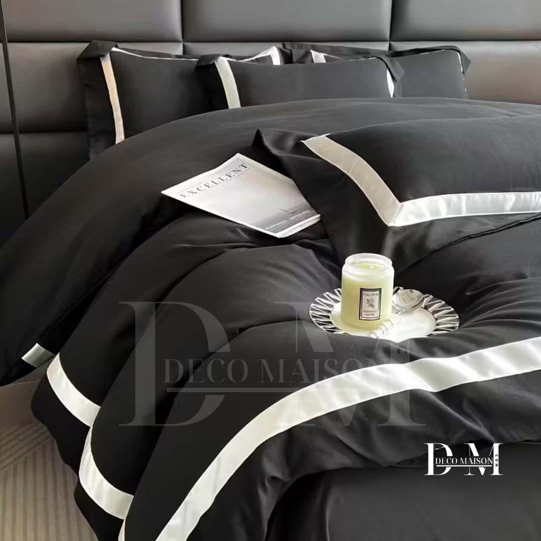 Ensemble de literie Housse couette 6 piéces en 100% Coton