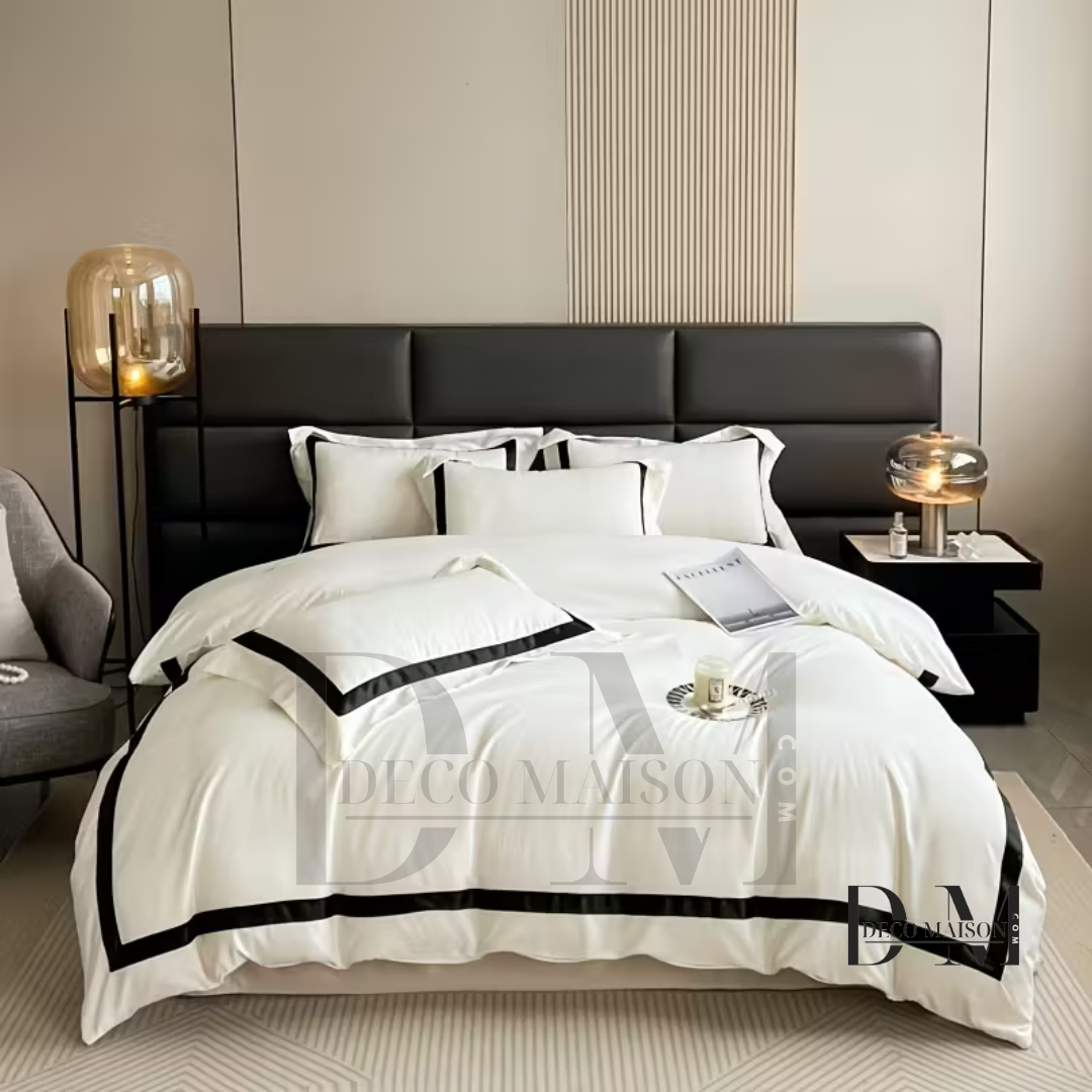 Ensemble de literie Housse couette 6 piéces en 100% Coton