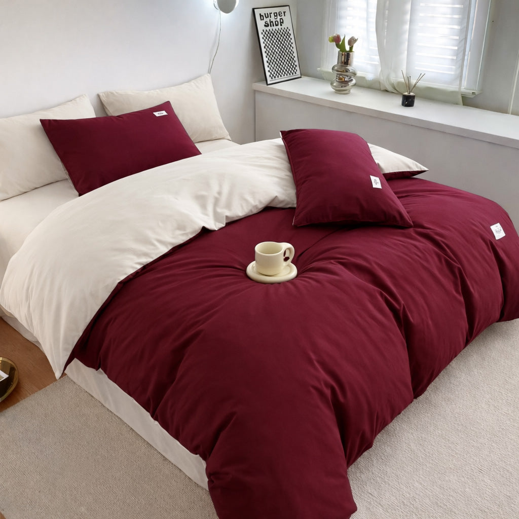 Ensemble de housse de couette 6 pièces double faces